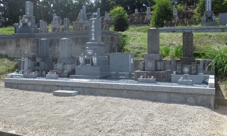 国産9寸墓石設置